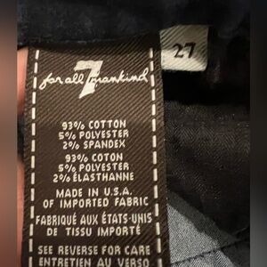 7 for all Mankind Women High Waist Skinny Jeans Size 27 Preowned